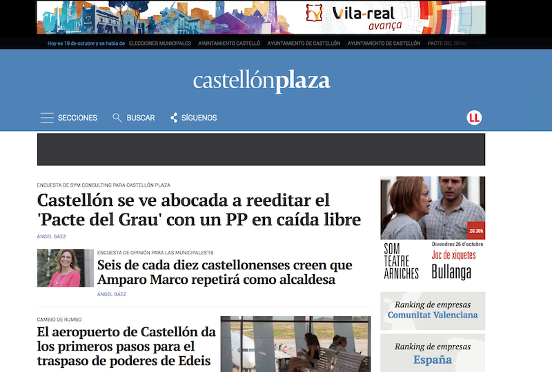 Portada Castellón Plaza nuevo diario